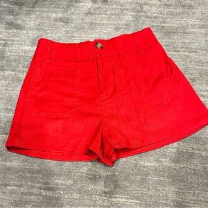 Maeve Anthropology The Colette Linen Blend Shorts NWOT 26, never worn or washed